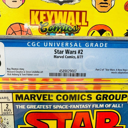 Star Wars #2 CGC 9.8 Marvel Comics 1977 1st Obi-Wan Kenobi White Pages