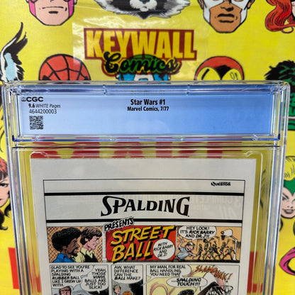 Star Wars #1 CGC 9.6 White Pages Marvel 1977 Roy Thomas Chaykin