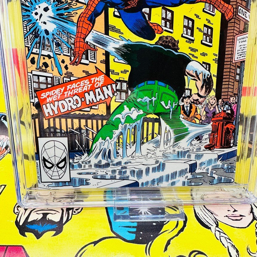 Amazing Spider-Man #212 CGC 9.8 White Pages 1981 Origin & 1st Hydro-Man