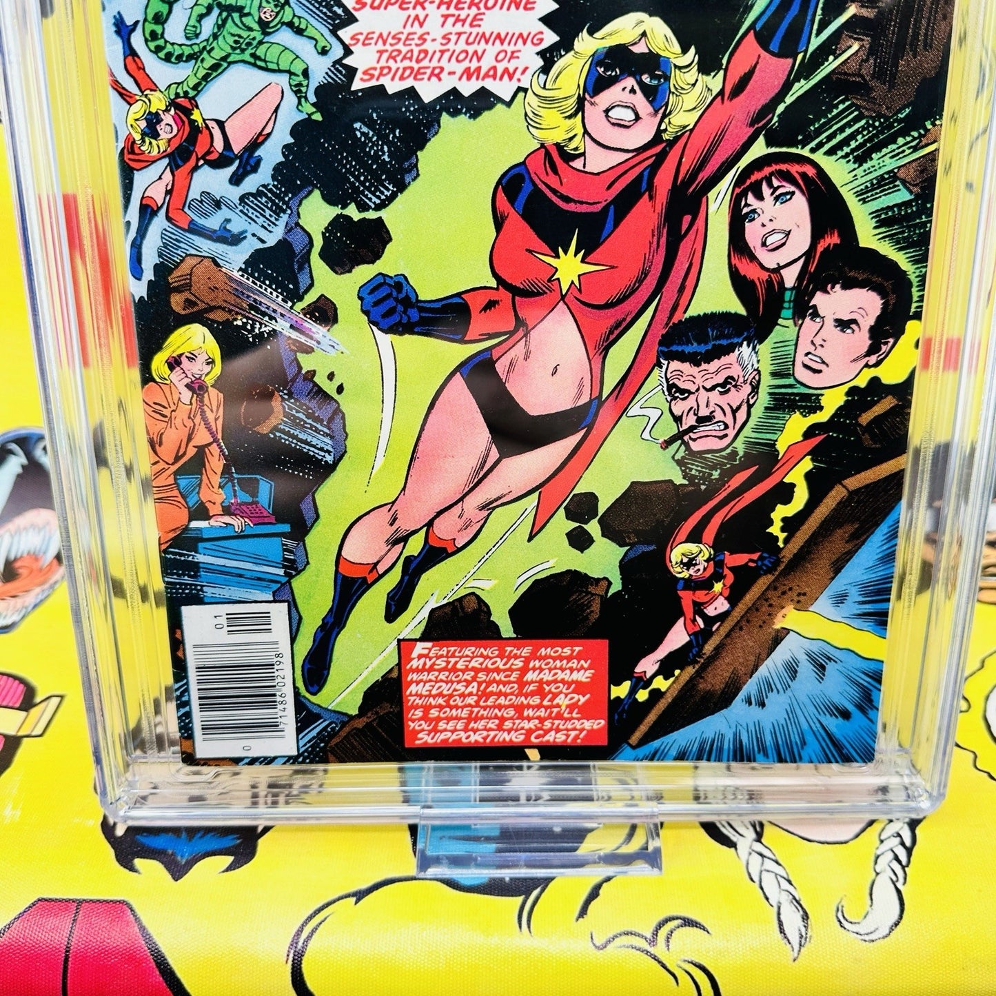 Ms. Marvel #1  CGC 9.0  1st Carol Danvers as Ms. Marvel. 1977 White Pages