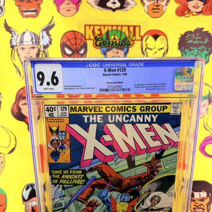 CGC 9.6 X-Men #129 Newsstand1st Kitty Pryde White Queen Emma Frost Sebastian