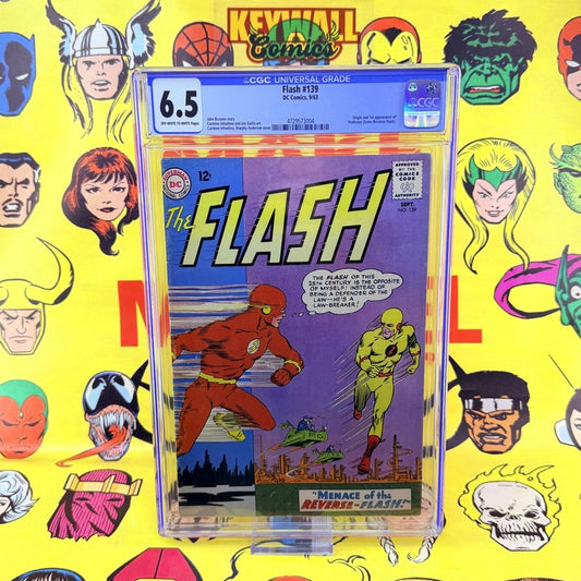 The Flash #139 CGC 6.5 OW/W 1st Appearance Professor Zoom Reverse-Flash DC 1963