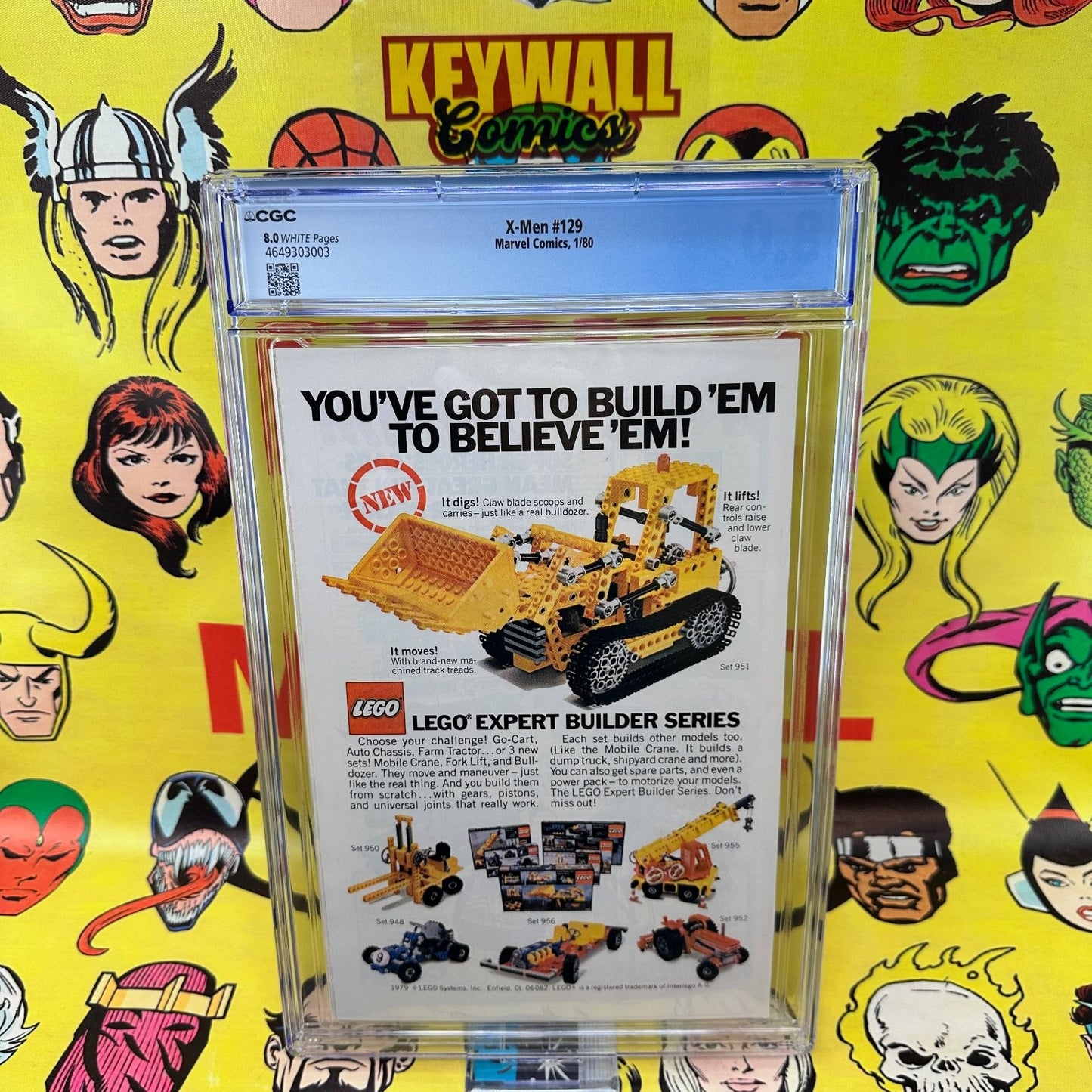 X-Men #129 CGC 8.0 White Pages 1st Kitty Pryde Marvel 1979