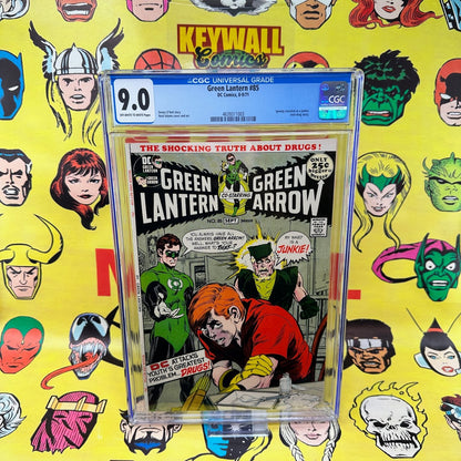 Green Lantern #85 CGC 9.0 Neal Adams Denny O'Neil 1971 DC Comics