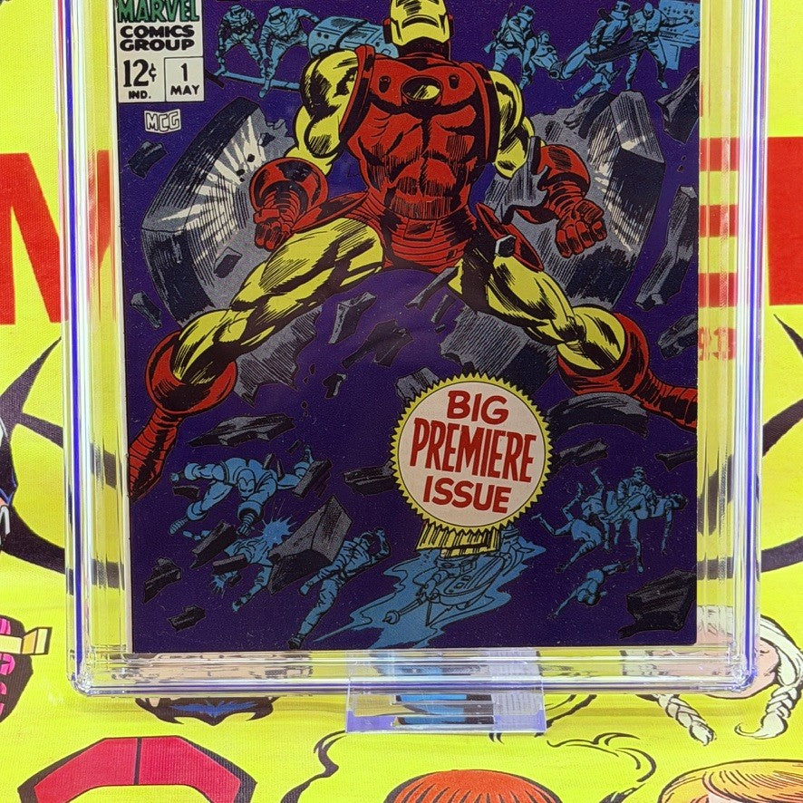 CGC 9.0 Iron Man #1 (Vol 1) Big Premiere Issue (1968) Gene Colan Cover Art White