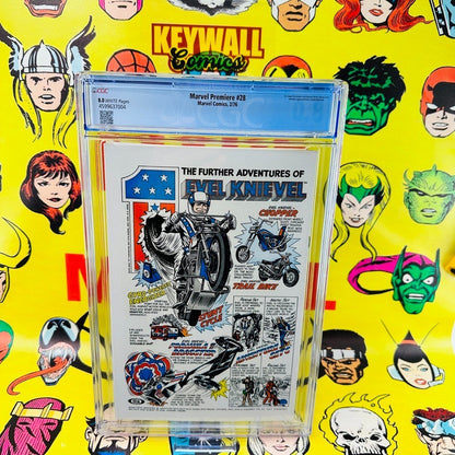 Marvel Premiere #28 CGC 8.0 Legion of Monsters Bronze Age Marvel 1976 White Page