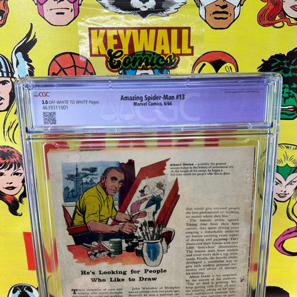 Amazing Spider-Man #13 CGC 3.0 Restored Mysterio Origin 1964 Marvel