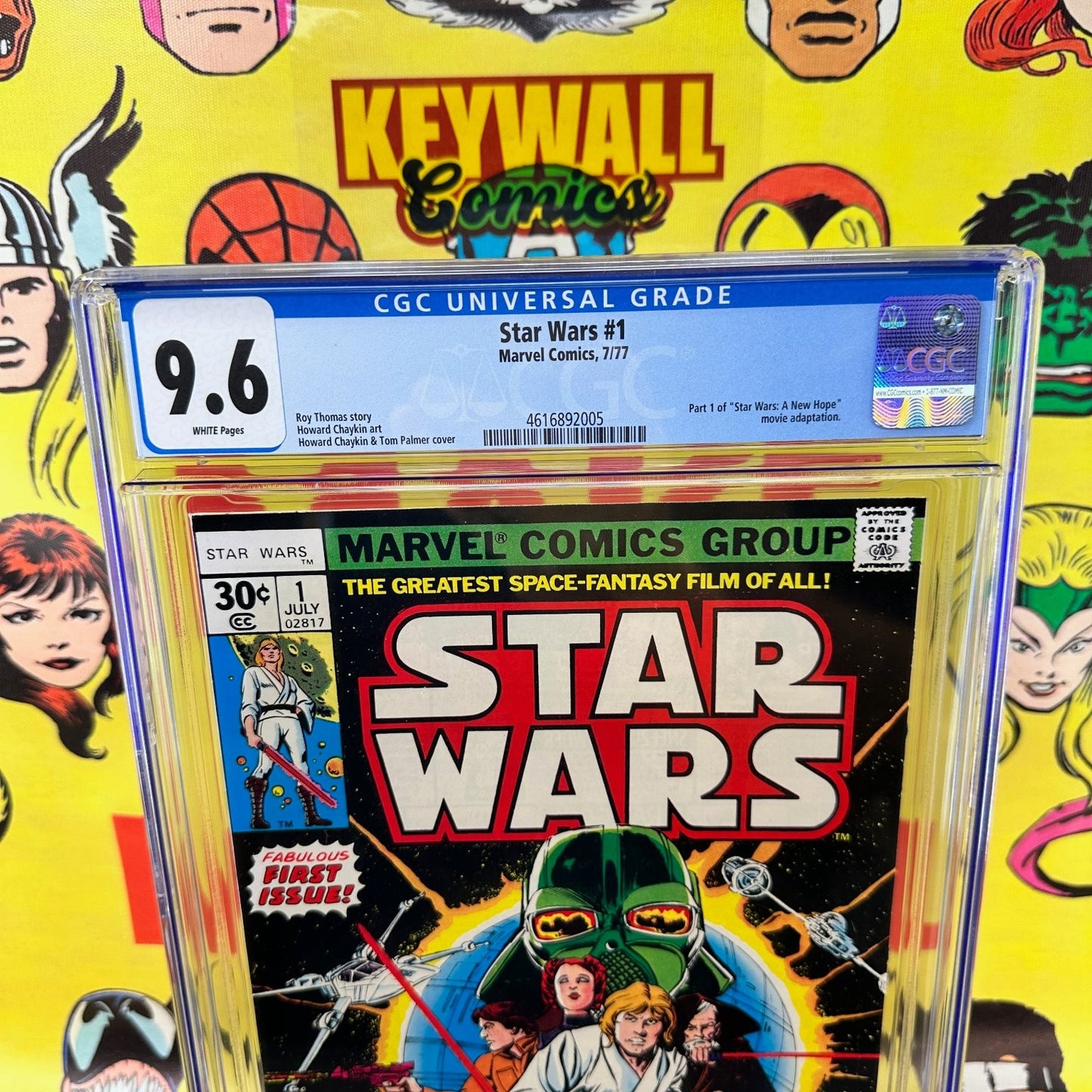 Star Wars #1 CGC 9.6 White Pages Marvel 1977 Roy Thomas Chaykin