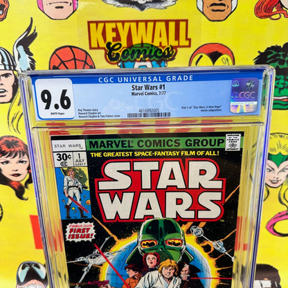 Star Wars #1 CGC 9.6 White Pages Marvel 1977 Roy Thomas Chaykin