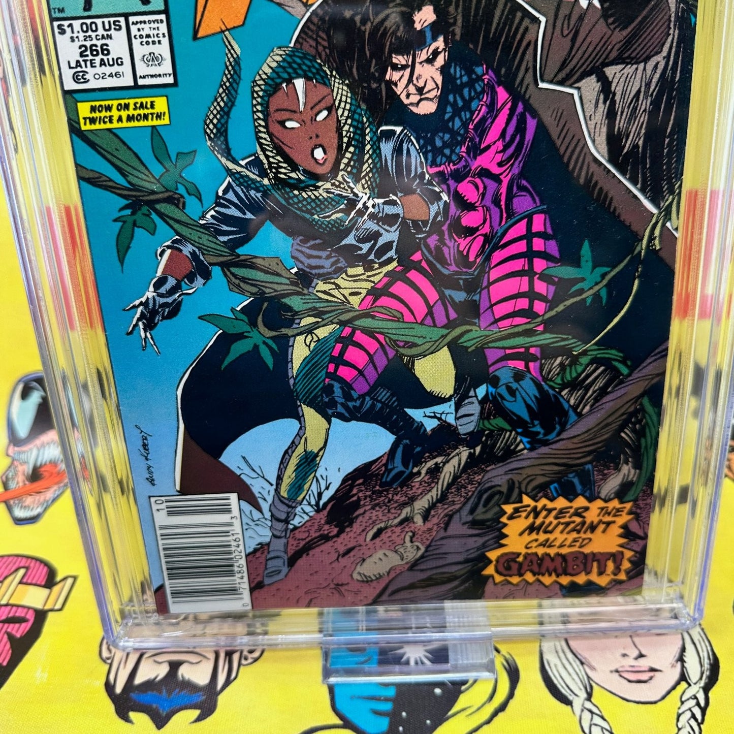 Uncanny X-Men #266 CGC 9.6 Newsstand White Pages 1st Gambit Marvel 1990