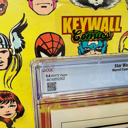 Star Wars #1 CGC 9.4 Marvel Comics White Pages 1977 Roy Thomas