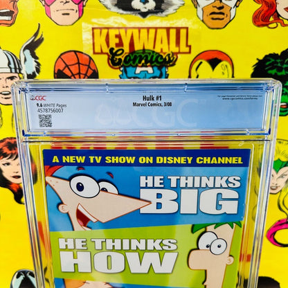 HULK #1 CGC 9.6 Marvel Comics, 2008 1st app & cover RED HULK