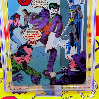 The Joker #1 CGC 9.8 White Pages 1975 DC Comics 1st Solo Joker Series Batman Foe
