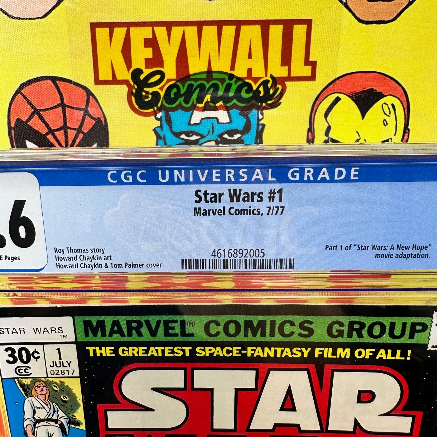 Star Wars #1 CGC 9.6 White Pages Marvel 1977 Roy Thomas Chaykin