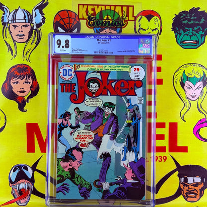 The Joker #1 CGC 9.8 White Pages 1975 DC Comics 1st Solo Joker Series Batman Foe
