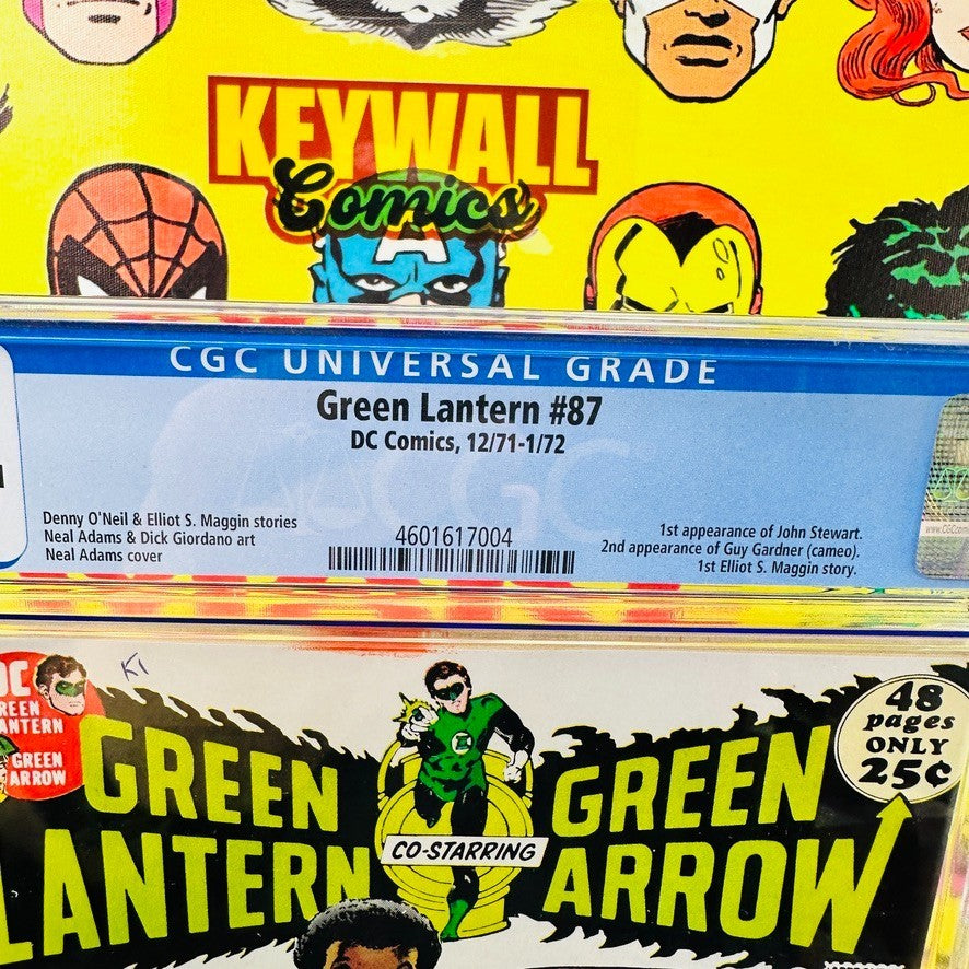 GREEN LANTERN #87 CGC 9.4 WHITE PAGES DC COMICS 1971 1ST APPEARANCE JOHN STEWART