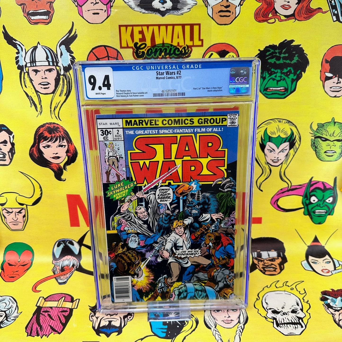 Star Wars #2 CGC 9.4 White Pages Marvel 1977 Roy Thomas Art