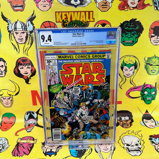 Star Wars #2 CGC 9.4 White Pages Marvel 1977 Roy Thomas Art