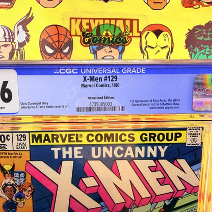 CGC 9.6 X-Men #129 Newsstand1st Kitty Pryde White Queen Emma Frost Sebastian