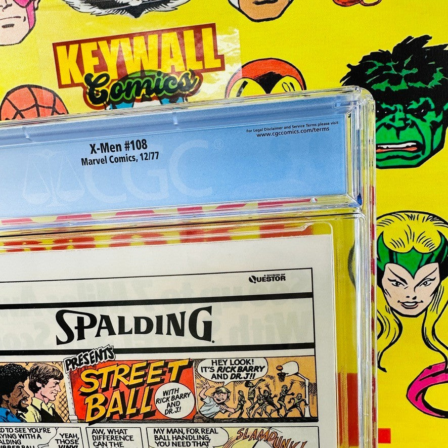 X-MEN #108 CGC 9.8 White Pages 1st John Bryne Art on Title 1977