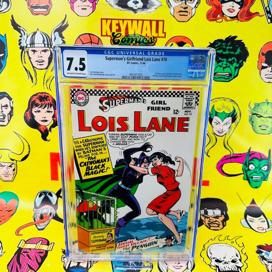 Superman's Girlfriend Lois Lane #70 CGC 7.5  1st Silver age Catwoman 1966