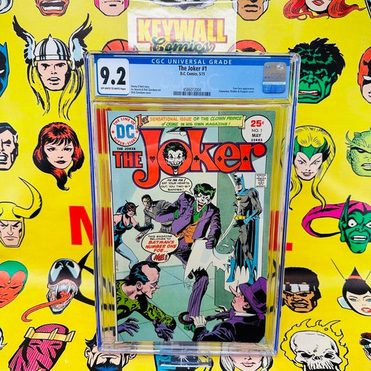 The Joker #1 CGC 9.2 1975 Two-Face Appearance, Batman