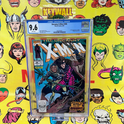 Uncanny X-Men #266 CGC 9.6 White Pages 1st Gambit Marvel 1990