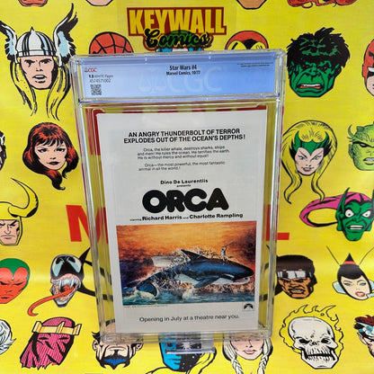 Star Wars #4 CGC 9.8 White Pages Death Obi-Wan Marvel 1977