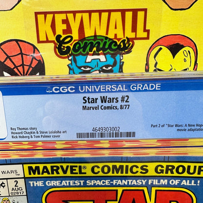 Star Wars #2 CGC 9.2 Marvel Comics 1977 Roy Thomas Art
