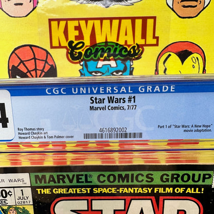 Star Wars #1 CGC 9.4 Marvel Comics White Pages 1977 Roy Thomas