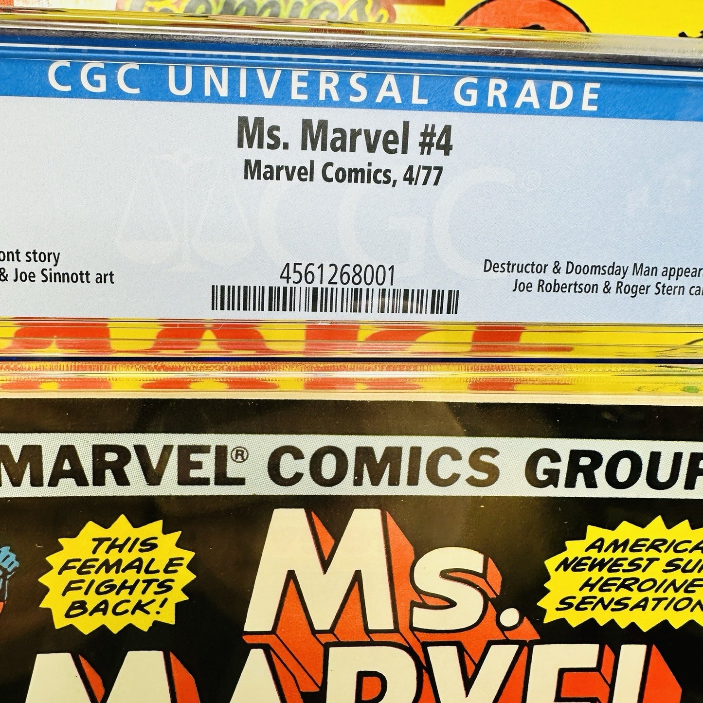 MS. MARVEL #4 CGC 9.8 WHITE PAGES CLAREMONT STORY MOONEY ART