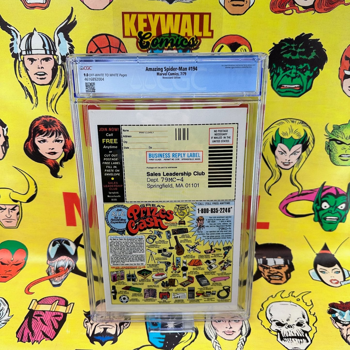 Amazing Spider-Man #194 CGC 9.0 Newsstand 1st Black Cat Marvel 1979