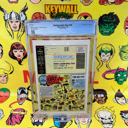 Amazing Spider-Man #194 CGC 9.0 Newsstand 1st Black Cat Marvel 1979