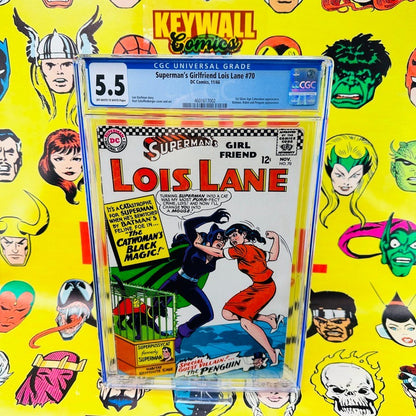 Superman's Girlfriend Lois Lane #70 CGC 5.5  1st Silver age Catwoman 1966