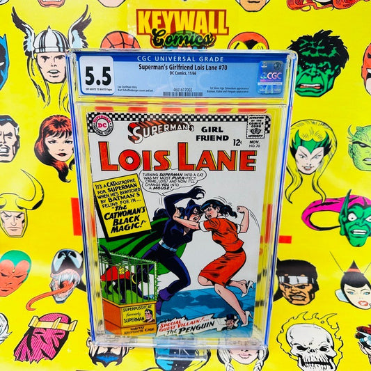Superman's Girlfriend Lois Lane #70 CGC 5.5  1st Silver age Catwoman 1966