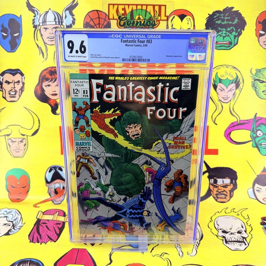 Fantastic Four #83 CGC 9.6 OW-W Pages Marvel Comics 1969 Jack Kirby Joe Sinnott