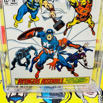 Avengers #58 CGC 9.4 White Pages Origin of Vision Joins Team 1968 looks nicer