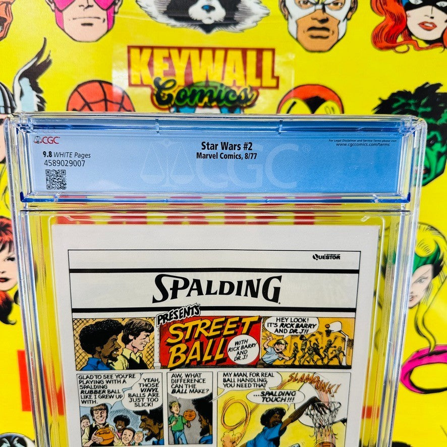 Star Wars #2 CGC 9.8 Marvel Comics 1977 1st Obi-Wan Kenobi White Pages