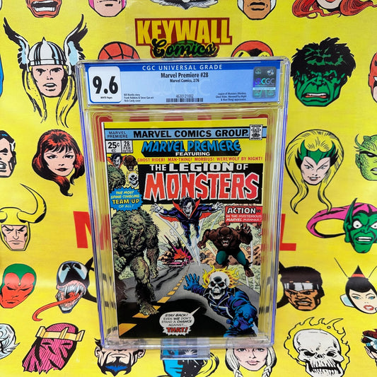 Marvel Premiere #28 CGC 9.6 White Pages Legion of Monsters 1976