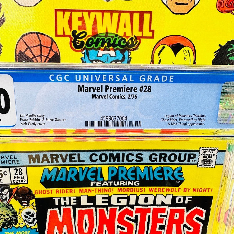 Marvel Premiere #28 CGC 8.0 Legion of Monsters Bronze Age Marvel 1976 White Page