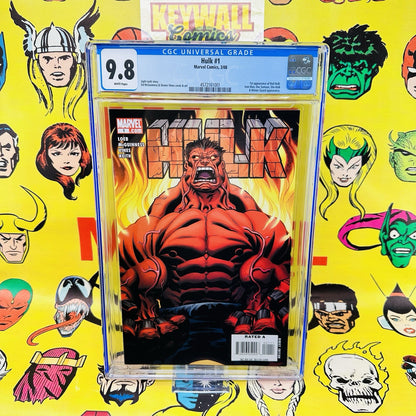 Hulk #1 CGC 9.8 1st appearance of the Red Hulk 2008 MCU THUNDERBOLTS