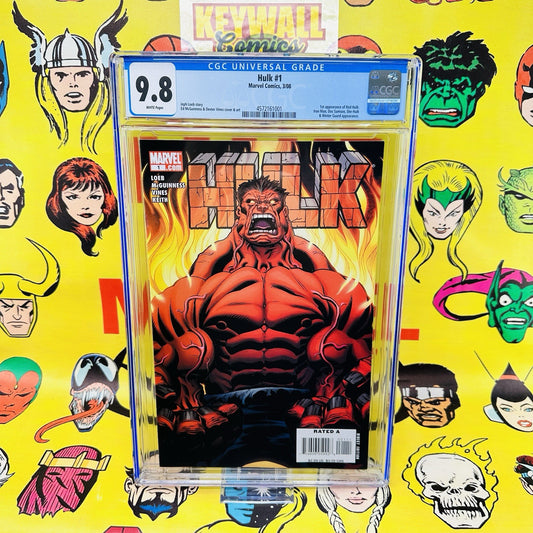 Hulk #1 CGC 9.8 1st appearance of the Red Hulk 2008 MCU THUNDERBOLTS