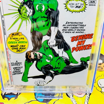 GREEN LANTERN #87 CGC 9.4 WHITE PAGES DC COMICS 1971 1ST APPEARANCE JOHN STEWART