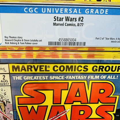 Star Wars #2 CGC 9.4 White Pages, 1st App Han Solo, Obi-Wan Kenobi Chewbacca