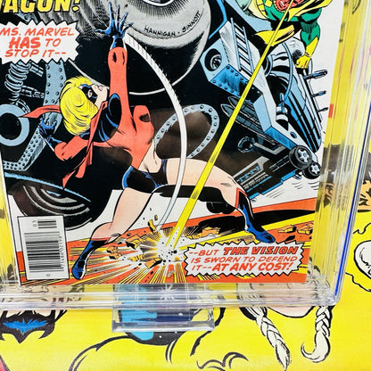 MS. MARVEL #5 CGC 9.8 WHITE PAGES VISION  MODOK APPEARANCE MARVEL 1977