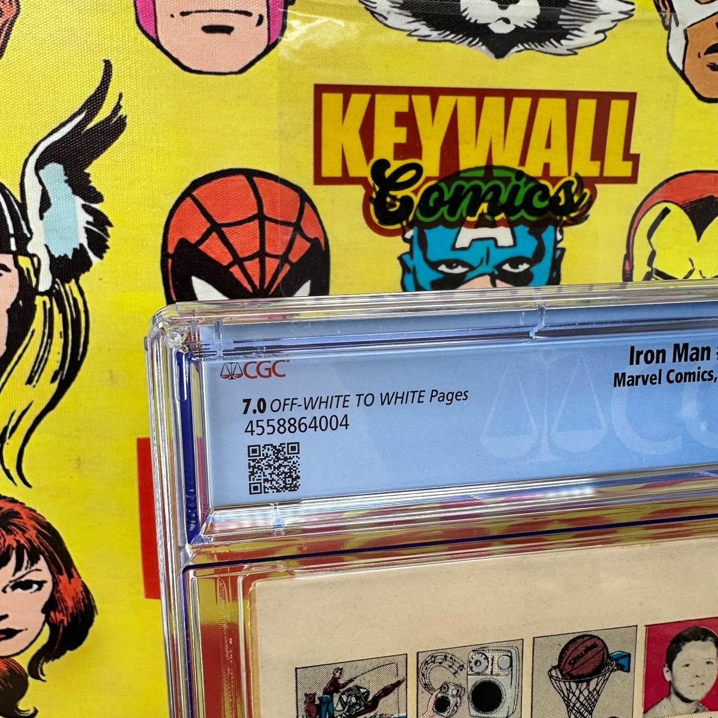 Iron Man #1 CGC 7.0 Conserved Off-White to White Pages Marvel 1968