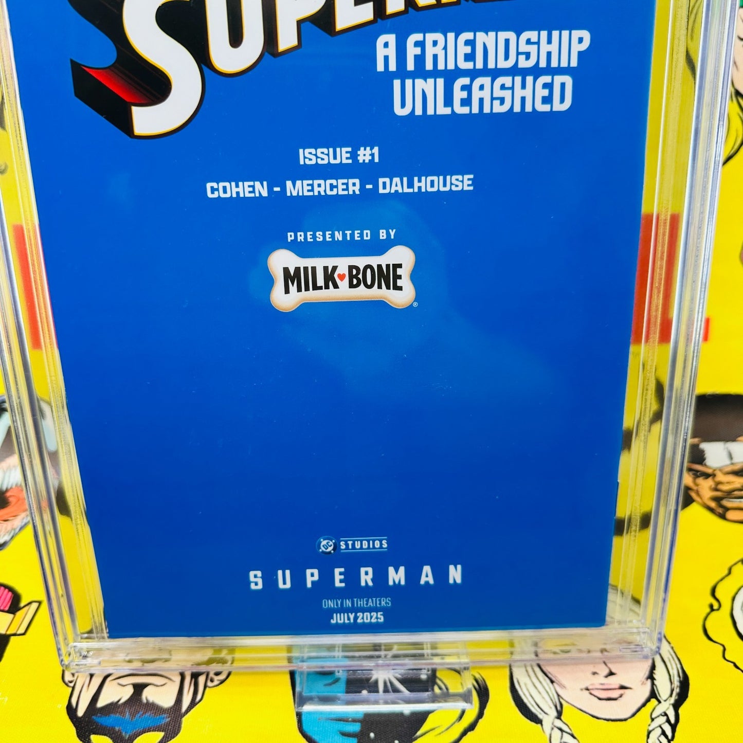 SuperMan #1 A Friendship Unleashed CGC 9.2 Milk Bone Variant Milk-Bone Promo