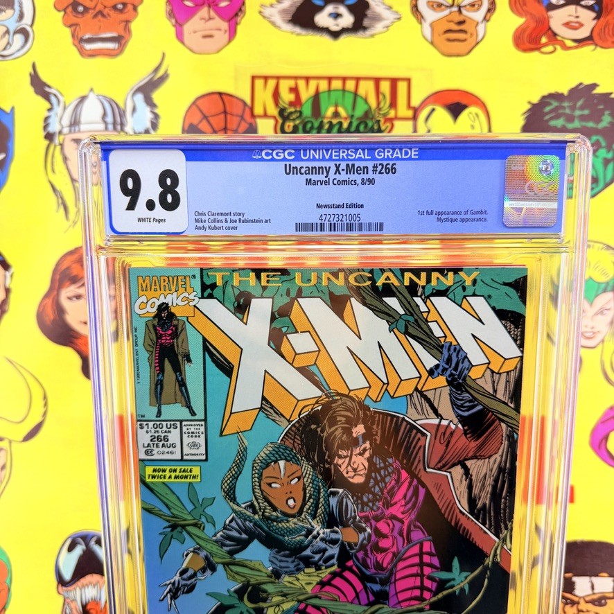 Uncanny X-Men #266 CGC 9.8 Newsstand White Pages 1st Full Appearance Gambite