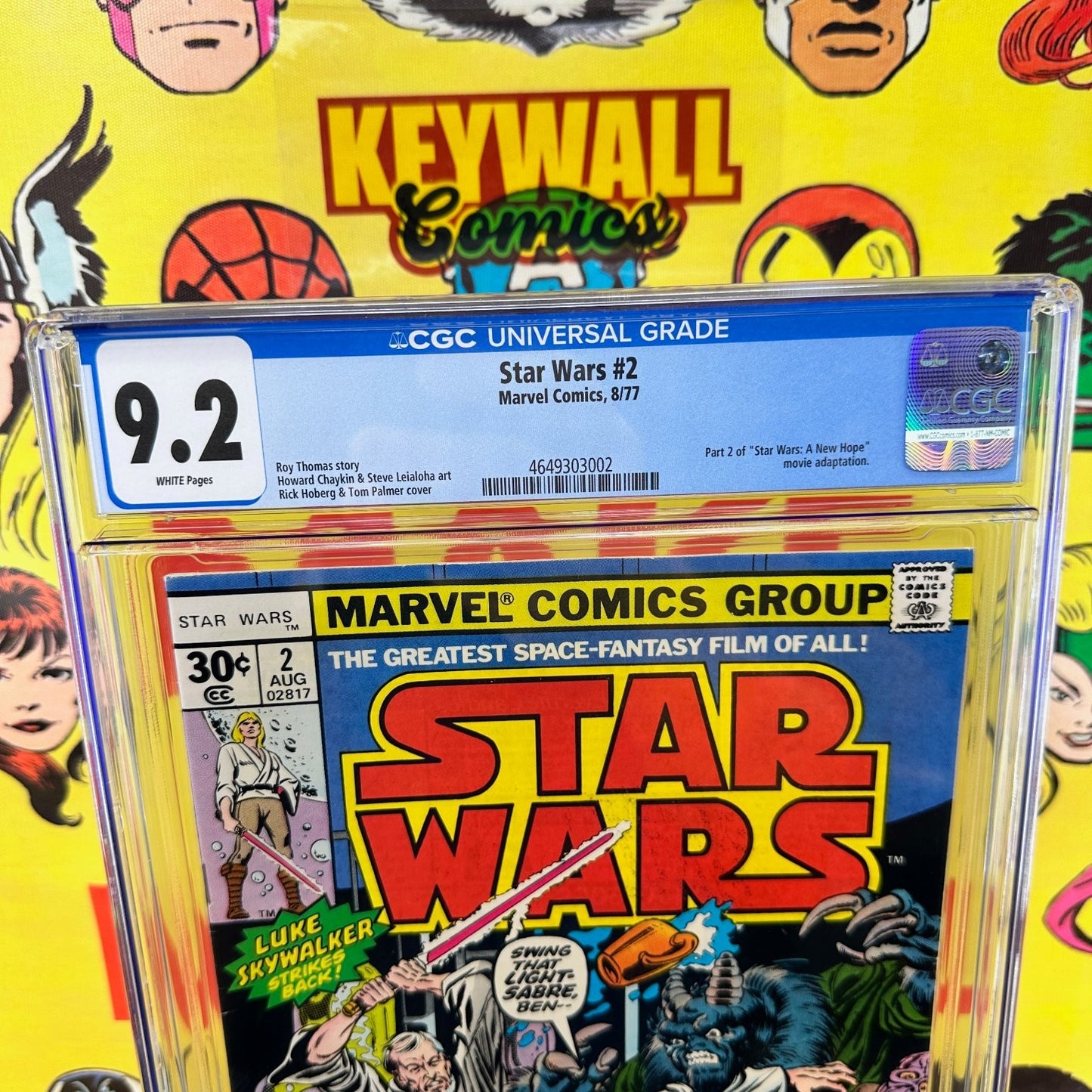 Star Wars #2 CGC 9.2 Marvel Comics 1977 Roy Thomas Art