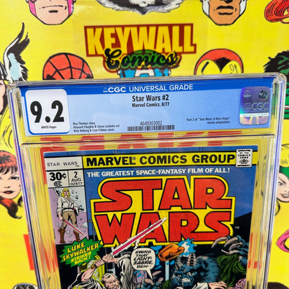 Star Wars #2 CGC 9.2 Marvel Comics 1977 Roy Thomas Art